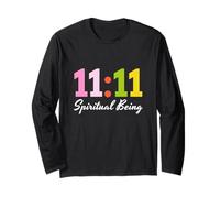 Undici 11 Essere Spirituale 1111 Sincronicità del Tempo degli Angeli Maglia a Manica