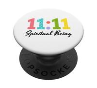 Undici 11 Essere spirituale 1111 Sincronicità del tempo degli angeli PopSockets PopGrip Adesivo