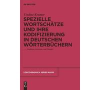 Undine Kramer Spezielle Wortschätze und ihre Kodifizierung in (Copertina rigida)