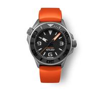 Undone Aquadeep Orologio da polso automatico da uomo, 43 mm, 500 m, impermeabile, con cinturino in gomma, Titanio, Orologio subacqueo