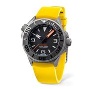 UNDONE AQUADEEP SIGNAL Automatico Titanio Silicone Grigio Giallo Orologio Uomo