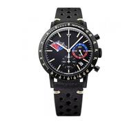 Undone Urban Regatta Crono Ibrido Quarzo Meccanico Acciaio Nero Pelle Orologio Uomo