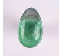 Undrill Crystal Massage Egg 3Pcs / Set Natural Rose Quartz Ametista Yoni Ball Kegel Exercise, 40x25 Fluorite