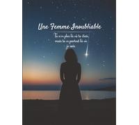 Une femme inoubliable - Livre d’or de condoléances pour funérailles ou célébration de la vie | Hommage en mémoire d’un être cher | 120 pages blanches | Couverture rigide 21 x 28 cm