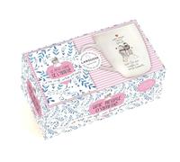 Une heure d'amitié: Coffret avec un mug en céramique