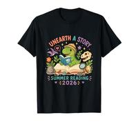 Unearth a Story Summer Library Reading 2026 Dinosaur Prize Maglietta