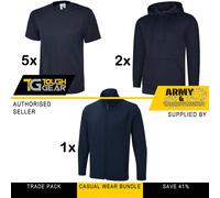 Uneek Pack Da Lavoro: 2 Felpe, 5 T-Shirt, 1 Giacca Softshell Uniforme Kit