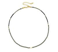 Un'elegante collana di perline che fa dichiarazione. Bella, versatile, può essere indossata con qualsiasi cosa, adjustable, Zirconia cubica