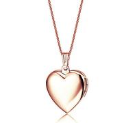 Unendlich U Donna Infinite Sei Bello Cuore Aperto Foto Titanio Medaglione Pendente/Collana -3 Opzioni di Colore Rosa Oro Blu