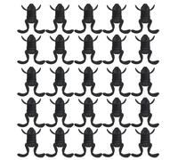 Un'esca morbida a forma di rana che calcia un'esca artificiale