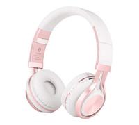 Un'esperienza sonora incredibile: cuffie wireless circumaurali, design pieghevole, microfono pieghevole, audio cristallino, per ragazze e donne.