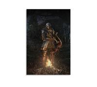 UNFANRWZW Dark Souls Game Bonfire 1, poster decorativo da parete, per soggiorno, camera da letto, decorazione moderna per camera da letto, 20 x 30 cm