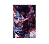 UNFANRWZW Jujutsu Kaisen Anime Choso Cartoon Poster decorativo da parete, per soggiorno, camera da letto, decorazione moderna per camera da letto, 60 x 90 cm