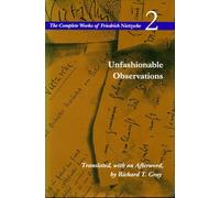 Unfashionable Observations (2): Volume 2