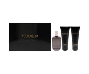 Unforgivable Coffret: Eau De Toilette Spray 125ml/4.2oz + After Shave Balm 100ml/3.4oz + Shower Gel 100ml/3.4oz - 3pcs