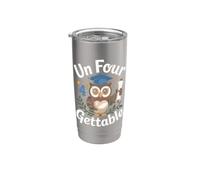 Unfourgettable 4 ° Compleanno Ragazza Un Quattro Gettable Compleanno Bicchiere termico in acciaio inox doppia parete