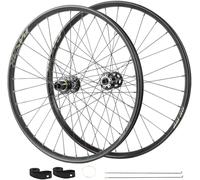 UNFRASLOP Freno A Disco Anteriore E Posteriore per Ruote DH 26/27.5/29" Set di Ruote per Mountain Bike Boost con ASSE Passante Mozzo 32H per Cassetta da 8/9/10/11/12 velocità Larghezza 35Mm,26inch