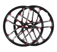 UNFRASLOP Set di Ruote per Bicicletta da 26 Pollici, Ruota MTB, Cerchi per Biciclette, Ruote per Biciclette, Lega di Magnesio, Sgancio Rapido, Freno A Disco, Ibrido 8 9 10 11 velocità,A