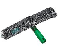 Unger ErgoTec Power tergivetro (Larghezza 35 cm, Microfibra 100% Poliestere, Manico a 2 componenti, Rivestimento con Velcro, per finestre Senza aloni) BC350, Nero