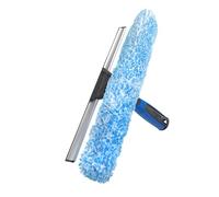 Unger - Lavavetri professionale 2 in 1, strumento per la pulizia delle finestre, 35,6 cm, per la pulizia delle finestre, uso commerciale e residenziale, custodia in microfibra riutilizzabile