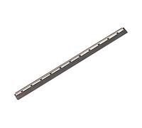 Unger NE35H - Guida a S con gomma rigida, 35 cm, colore: Nero/Argento