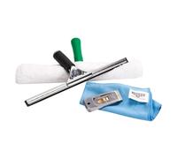 UNGER PRO Set Pulizia VetrI Advanced Kit 4in1 AKG14, Set Lavavetri
