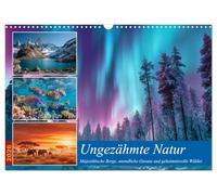 Ungezähmte Natur (Wandkalender 2026 DIN A3 quer), CALVENDO Monatskalender: Dieser Wandkalender zeigt die schönsten Naturwunder der Erde, von ... Wälder bis zu den unendlichen Ozeanen.