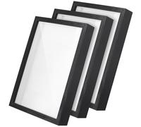 UNGFEI 3 pezzi A4 Shadow Box Frame, 3D Art Display per tavolo o parete