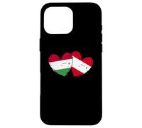 Ungheria Austria Bandiera Cuore Ungherese Patrimonio Austriaco Custodia per iPhone 16 Pro Max
