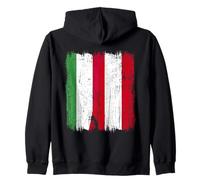 Ungheria Austria Mezza Bandiera Ungherese Austria Patrimonio Felpa con Cappuccio