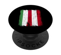 Ungheria Austria Mezza bandiera Ungherese Austria Patrimonio PopSockets PopGrip Adesivo