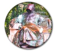 Ungheria Budapest frigorifero magnete adesivo frigorifero magnete decorativo viaggio souvenir vetro