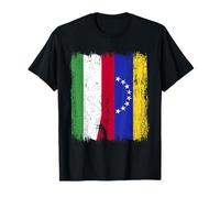 Ungheria Venezuela Half Flag Maglia venezuelana ungherese Maglietta