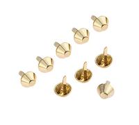 Unghia, Puntine da tappezzeria, puntine da disegno for mobili e scatole, 15 mm x 26 mm, oro, confezione da 50