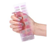 Unghie abbronzanti adesivi artistici stili francesi unghie in gel strisce involucri unghie indurite strisce di vernice decorazione per unghie
