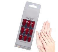 Unghie adesive a forma di mandorla | comode punte per manicure artistica in resina - punte per unghie finte | Per donne e ragazze per una vita quotidiana per feste casa salone incontri ufficio