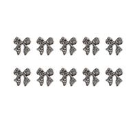 Unghie Art Decalcomanie 3D Metalliche Rivetti 10 Pezzi Fiocco Unghie Arte Ciondolo Arte Archi Arte Gioielli Per Unghie Arte Decorazioni