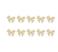Unghie Art Decalcomanie 3D Metalliche Rivetti 10 Pezzi Fiocco Unghie Arte Ciondolo Arte Archi Arte Gioielli Per Unghie Arte Decorazioni
