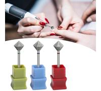 Unghie Art Drill Bits Pratici Diamanti Chiodi Punte da Trapano Unghie Bordi Strumento di Taglio Unghie Art Griding Testa Manicure Strumento