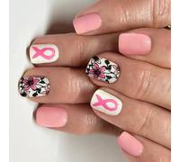 Unghie Artificiali In Stile Francese Con Dettagli In Nastro 24 Misure ABS Non Tossico Facile Da Indossare Per Varie Occasioni Feste Eventi Eleganti Unghie Finte