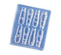 Unghie Artistiche Design Stampo Silicone Con Intricati Motivi A Cornice Stetura In Silicone Per Decorazioni Manicure Fatte A Mano In Resina