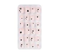 Unghie Copertura Completa Suggerimenti Bambini Premere Su Unghie Bambini Modello Semplice Falso Nail Art Set Breve Quadrato Copertura Completa Falso Premere Su Per Adolescenti Breve