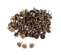 unghie dei pin, Chiodi for tappezzeria, puntine da disegno, puntine decorative for mobili, 100 pezzi 11 * 17 mm chiodi for tappezzeria in bronzo antico scatola regalo for gioielli in metallo di ferro