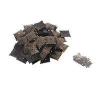 unghie dei pin， Chiodi for tappezzeria, puntine da disegno, puntine decorative for mobili, 100 pezzi 21x21 mm Chiodi for tappezzeria Chiodi decorativi for tappezzeria in bronzo antico Borchie for port