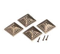 unghie dei pin, Puntine for tappezzeria, puntine da disegno, puntine decorative for mobili, 50 pezzi 21x21 mm in ferro ottone anticato for tappezzeria, scatola regalo for gioielli, divano, chiodi deco