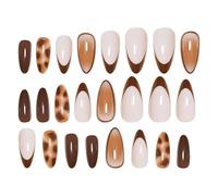 Unghie Finte, 24 Punte Sottili E Comode, Set Manicure A Copertura Totale Per Design Artistico, Materiale Acrilico Di Facile Applicazione, Di Bellezza Per Donne Ragazze, Carnevale Quotidiano