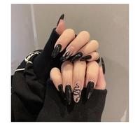 Unghie Finte 24Pcs/Box 2022 Cute and Playful Frozen Watermelon Women Girls Nail Art Fake Nails Handmade Coffin Cute Press-On Nails(PD-267)