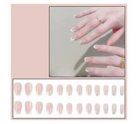 Unghie Finte 24Pcs/Box 2022 Cute and Playful Frozen Watermelon Women Girls Nail Art Fake Nails Handmade Coffin Cute Press-On Nails(Y-42s)