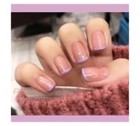 Unghie Finte 24Pcs/Box 2022 Cute and Playful Frozen Watermelon Women Girls Nail Art Fake Nails Handmade Coffin Cute Press-On Nails(PD-92)