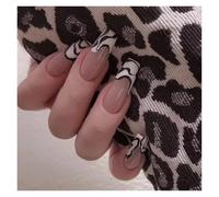 Unghie Finte 24Pcs/Box 2022 Cute and Playful Frozen Watermelon Women Girls Nail Art Fake Nails Handmade Coffin Cute Press-On Nails(HY327)